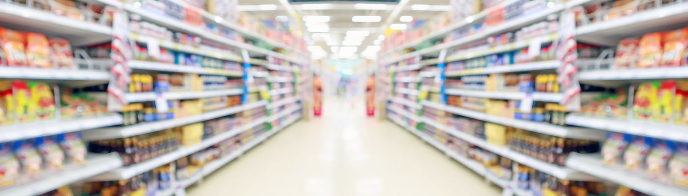 Blurry Grocery Aisle