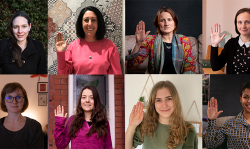 Collage of staff and students who have shared their story as part of International Women's Day