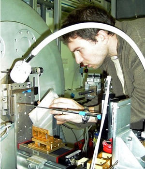 Joao at work in the lab