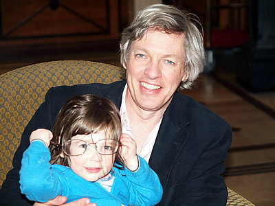 Stuart with his daughter, Alice. You'll her more about her later... 
