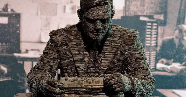 Turing statue at Bletchley Park