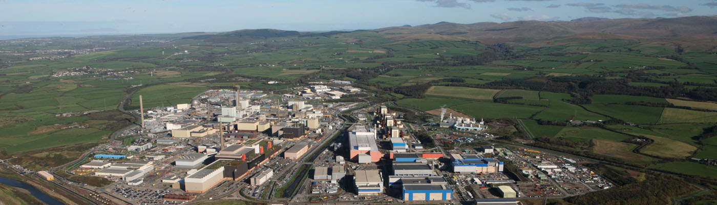 Sellafield nuclear facility - bird's eye view