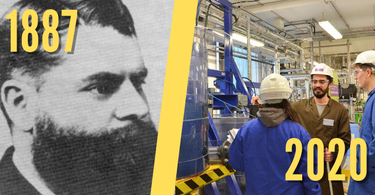 Chemical engineering in 1887 and 2020