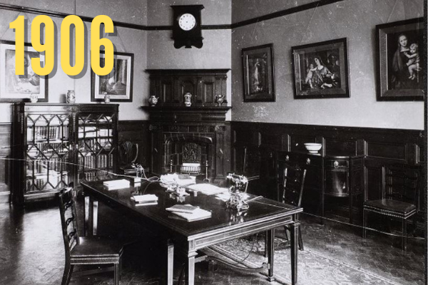 UMIST Principal's Office in 1906